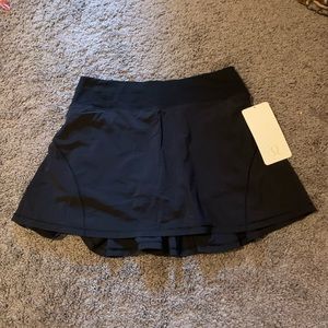 Lululemon black skirt with shorts underneath